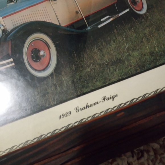 Framed Vintage 1929 Graham-Paige Car - Picture 2 of 7